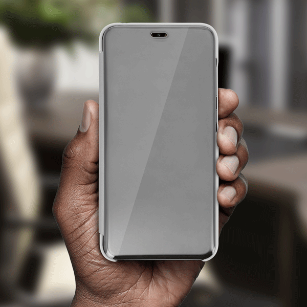 folio clearview Samsung Galaxy A6 2018 silver
