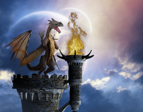 Dragonland : de la mythologie à l'héroïc fantasy, le dragon dans