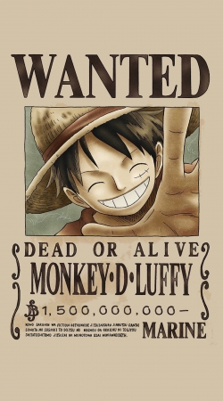 ONE PIECE Tapis de souris souple Luffy Wanted