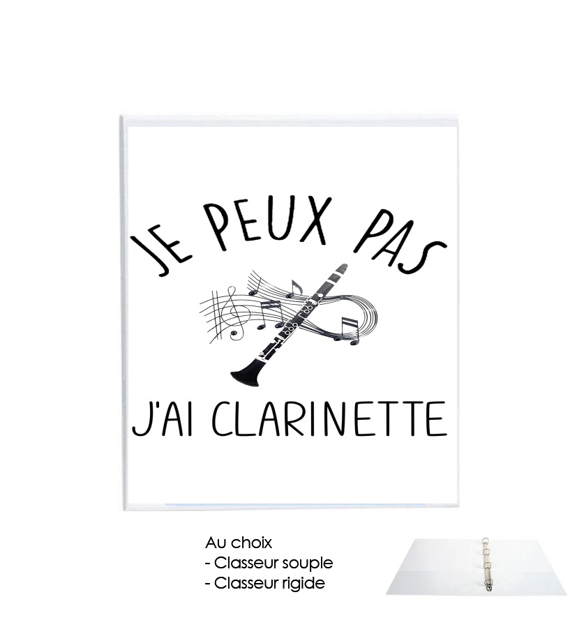 Classeur Je peux pas j'ai clarinette