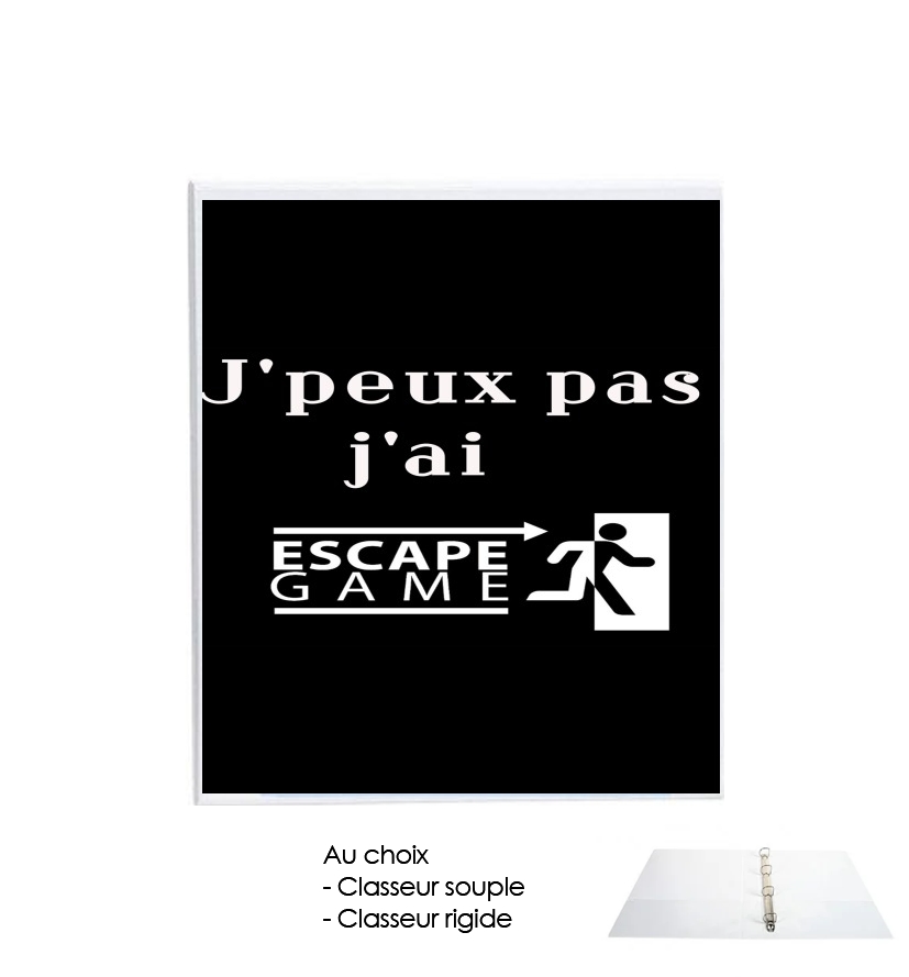 Classeur Je peux pas j'ai escape game