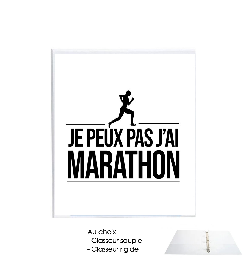 Classeur Je peux pas j'ai marathon