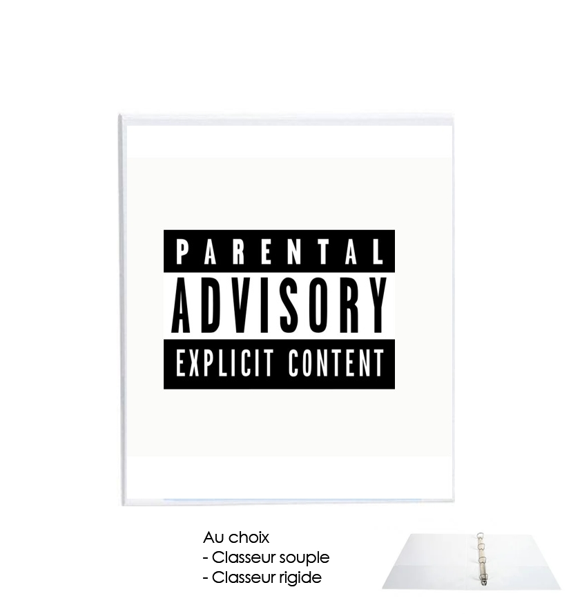 Classeur Parental Advisory Explicit Content