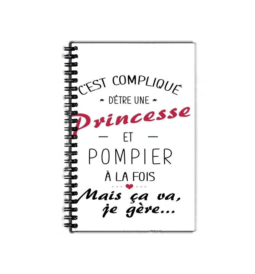 Cahier De Texte C Est Complique D Etre Une Princesse Et Pompier