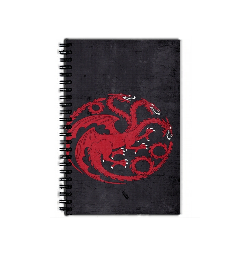 Cahier Flag Dragon House Red