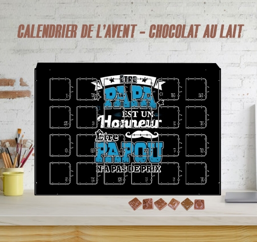 Calendrier Etre papa est un honneur - Etre papou n'a pas de prix