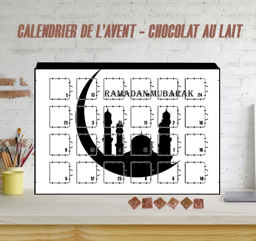 Calendrier de l'avent décorations du Ramadan, calendrier 30 jours