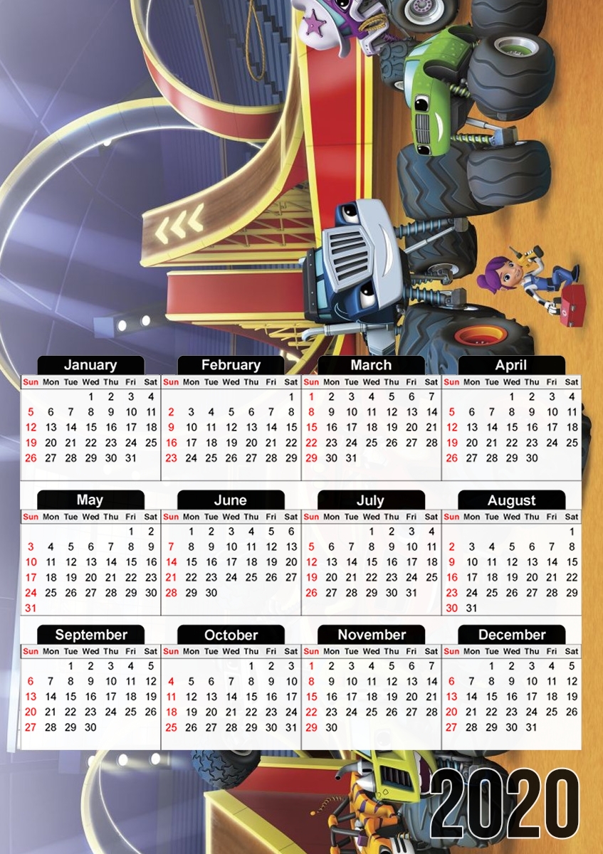 Calendrier Blaze Cars