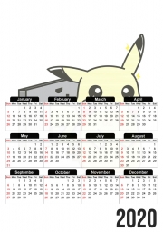 Calendrier photo 30x43cm format A3 Pokemon Ecarlate