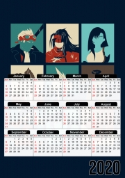 calendrier Pop art 2024