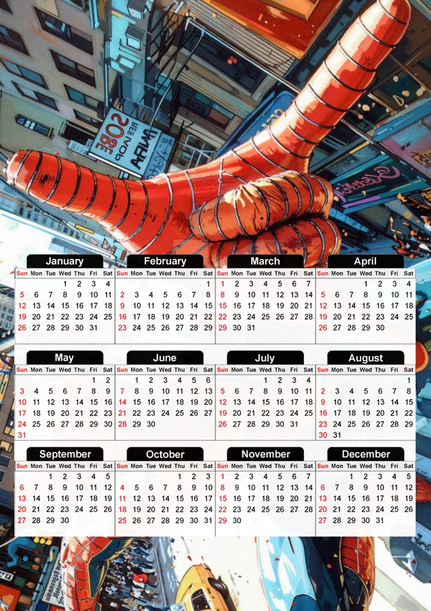 Calendrier Hero Arachnid