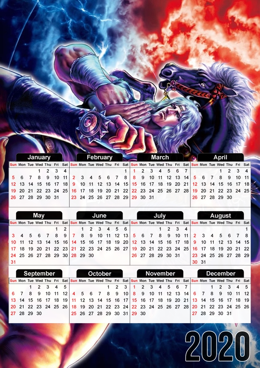 Calendrier Hokuto no Ken