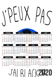 Calendrier Je peux pas jai minecraft 30x43cm géant à petits prix