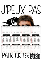 Assiette jetable J'peux pas j'ai Patrick Bruel - Vaisselle anniversaire