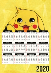 Calendrier photo 30x43cm format A3 Pokemon Ecarlate