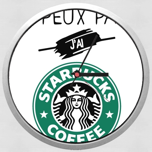 Horloge Je peux pas jai starbucks coffee