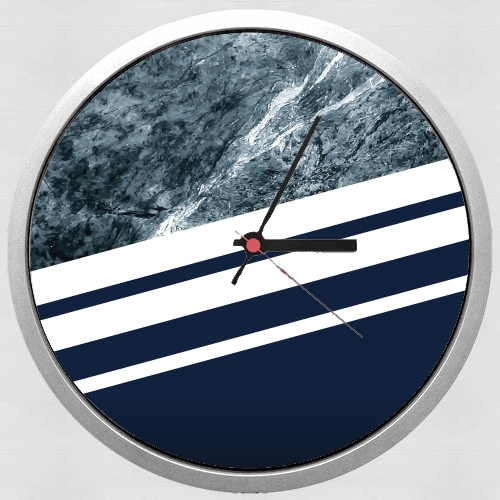 Horloge Marble Navy