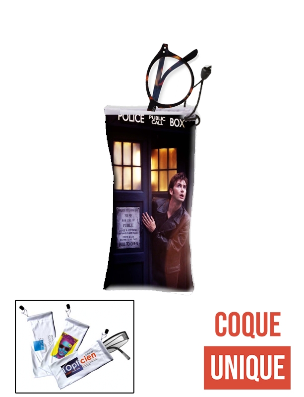 Housse David Tennant Cabine telephonique