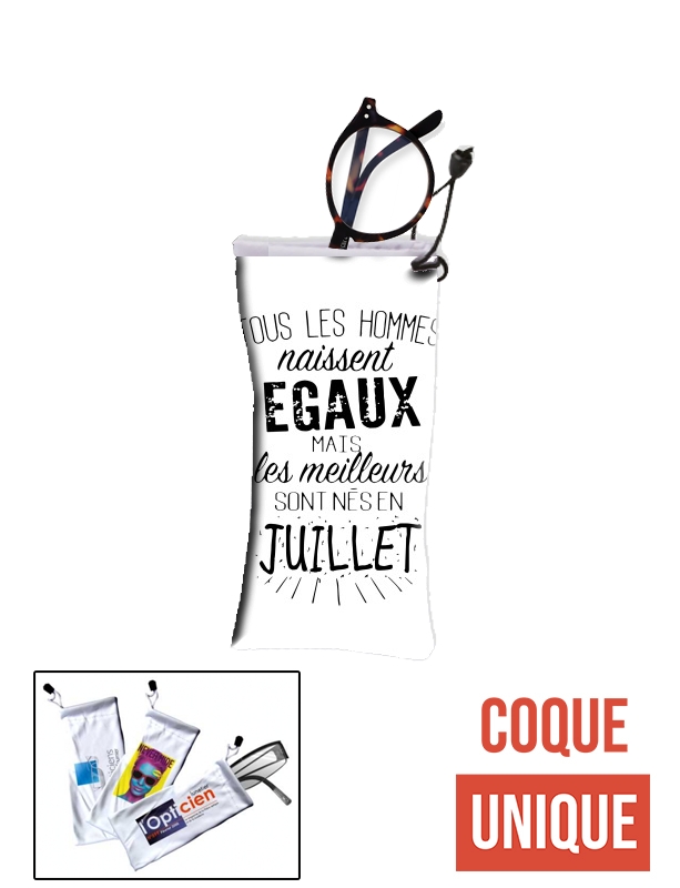 Housse Tous les hommes naissent égaux mais les meilleurs sont nés en Juillet