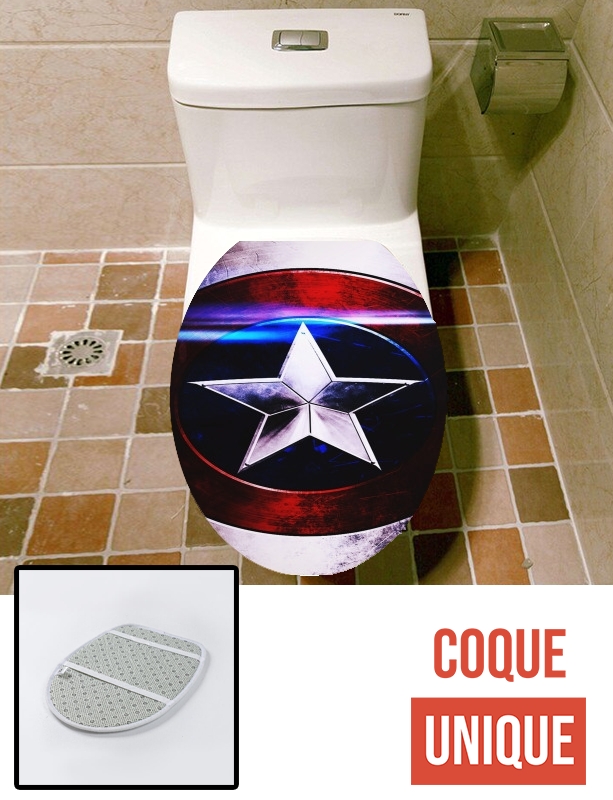Housse siège de toilette Bouclier avec étoile bleu à petits prix