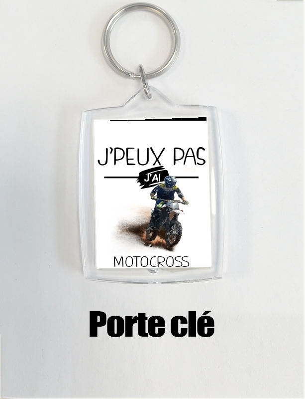 Porte Clé Moto Cross