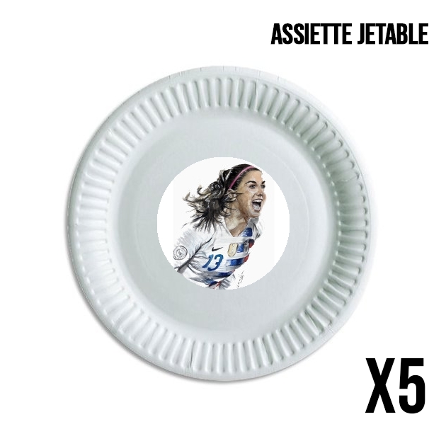 Assiette Alex Morgan Usa Art