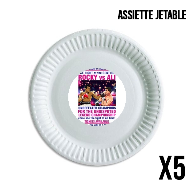 Assiette Ali vs Rocky