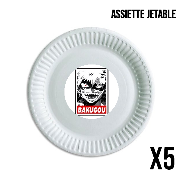 Assiette Bakugou Suprem Bad guy