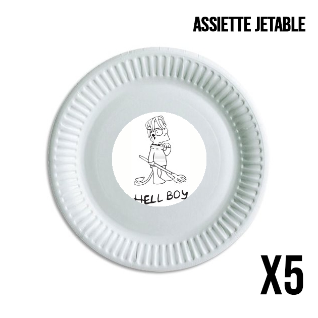 Assiette Bart Hellboy