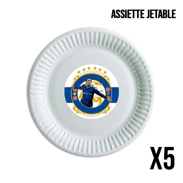 Assiette Blue Lion Hazard