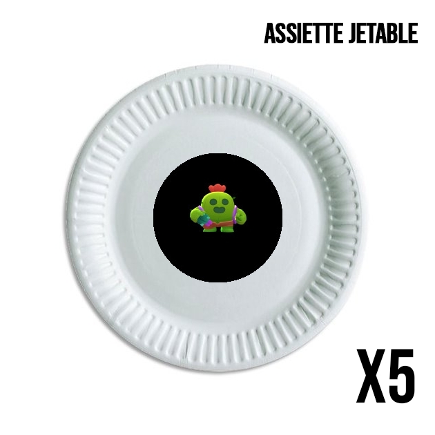 Assiette Brawl Stars Spike Cactus