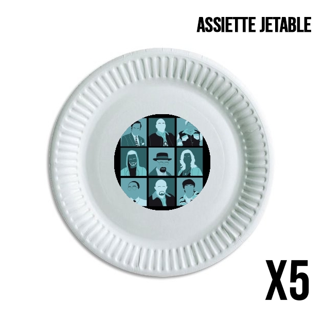 Assiette Breaking Pop