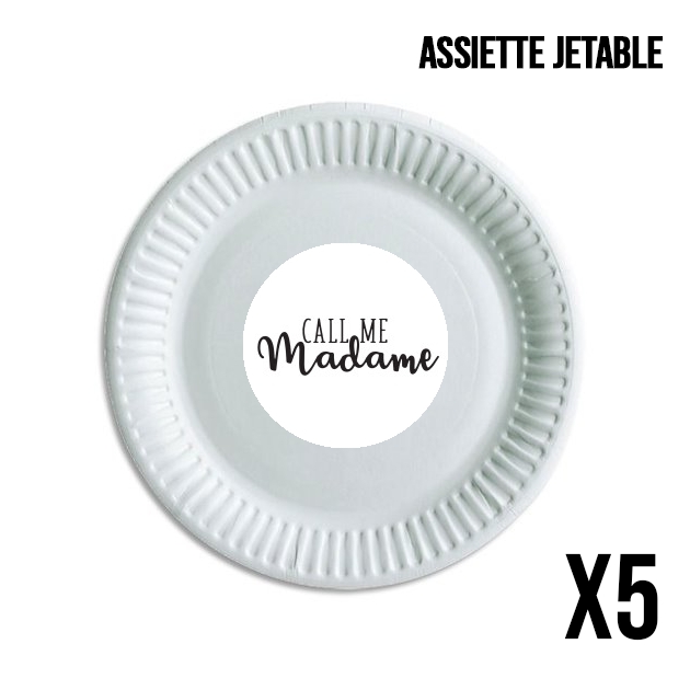 Assiette Call me madame