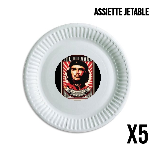 Assiette Che Guevara Viva Revolution