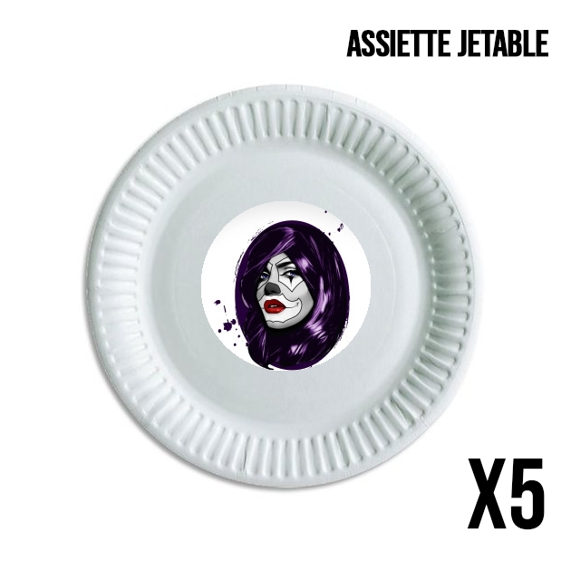 Assiette Clown Girl