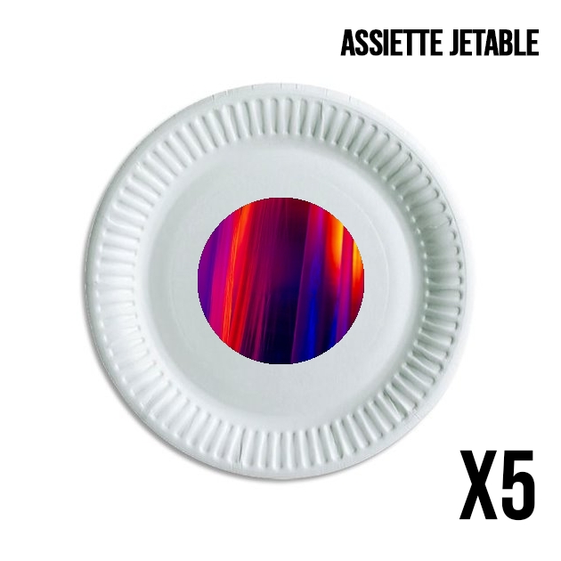 Assiette Colorful Plastic