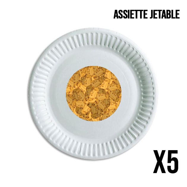 Assiette Cookie Moai