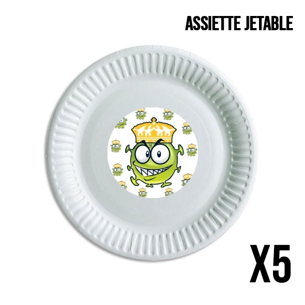 Assiette Corona Virus