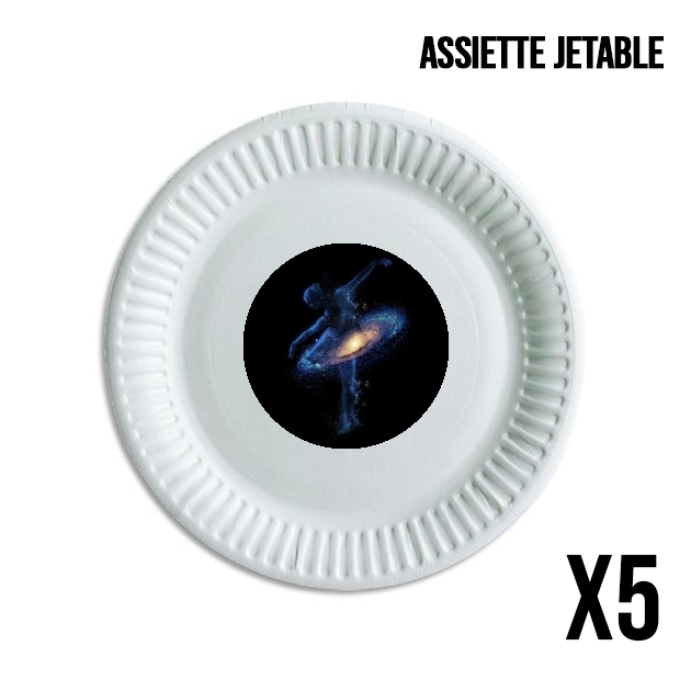 Assiette Cosmic dance