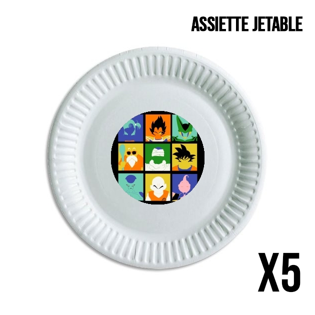 Assiette Dragon pop