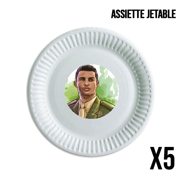 Assiette El Comandante CR7