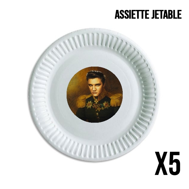 Assiette Elvis Presley General Of Rockn Roll