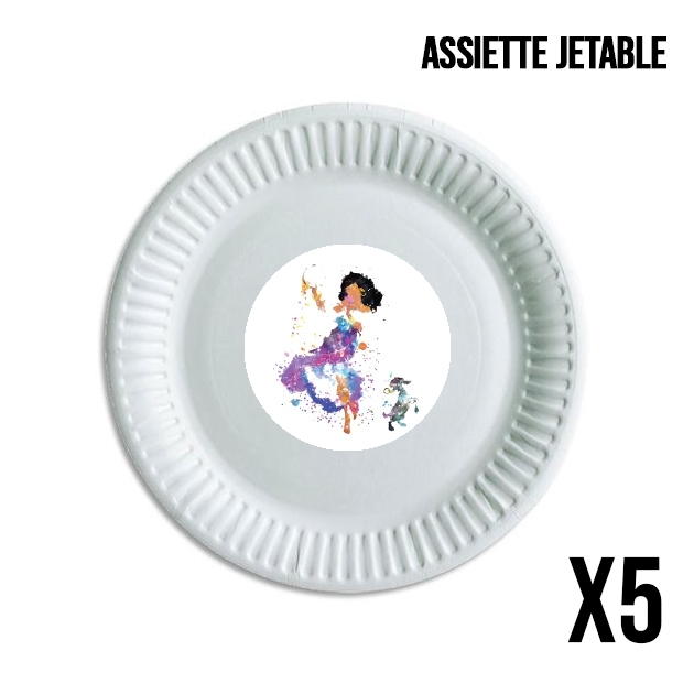 Assiette Esmeralda la gitane