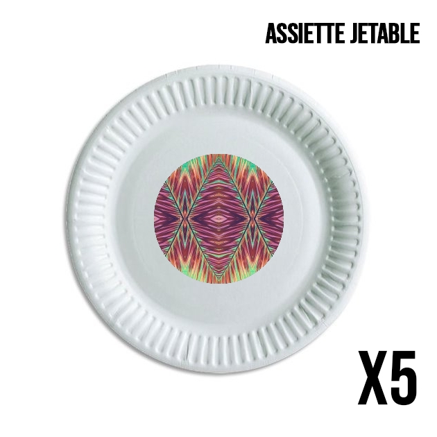 Assiette Ethnic palm