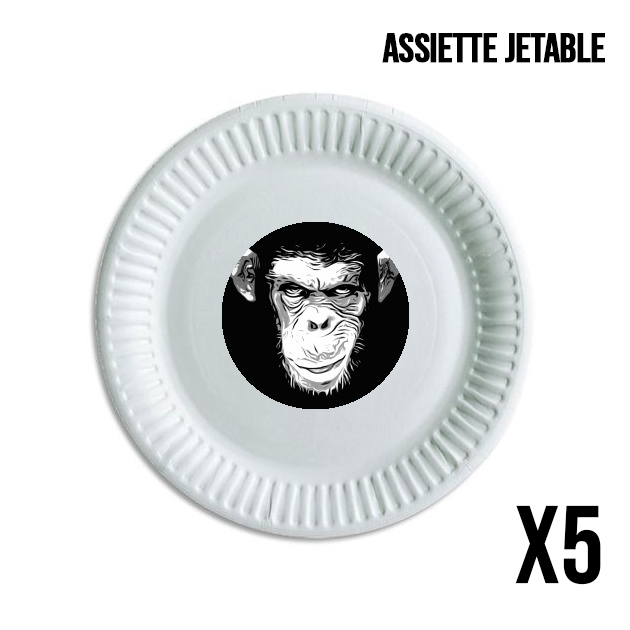 Assiette Evil Monkey