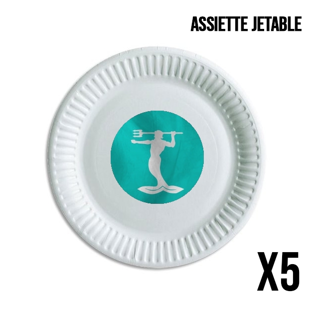 Assiette Flag House Manderly