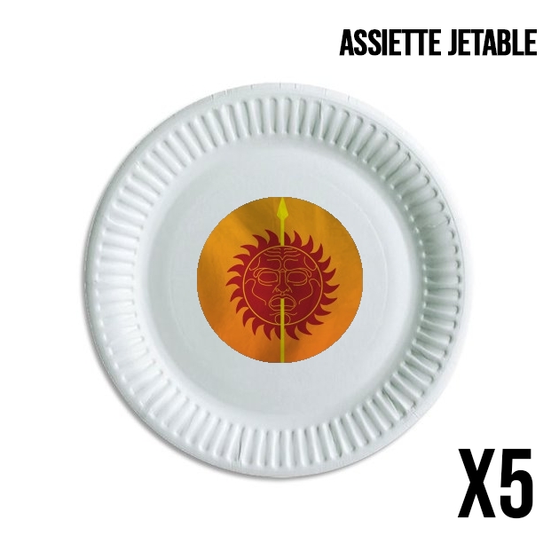 Assiette Flag House Martell