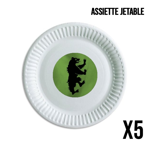 Assiette Flag House Mormont