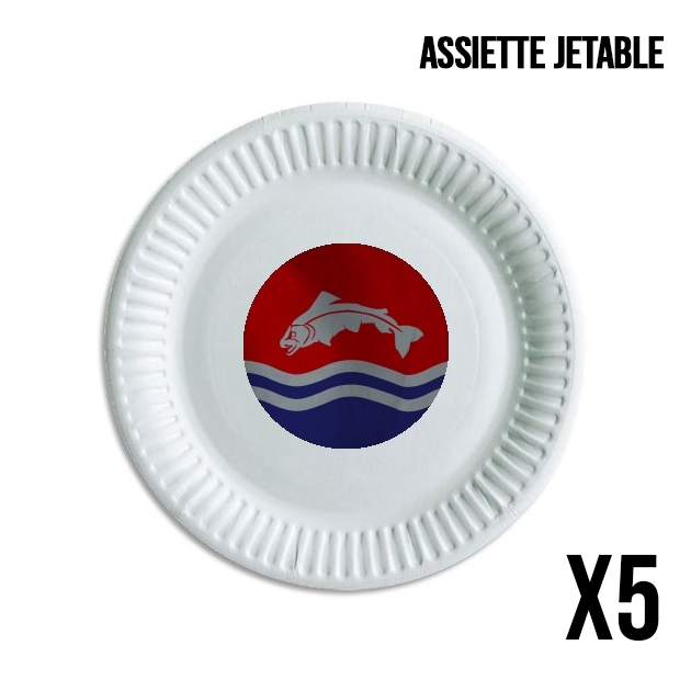 Assiette Flag House Tully