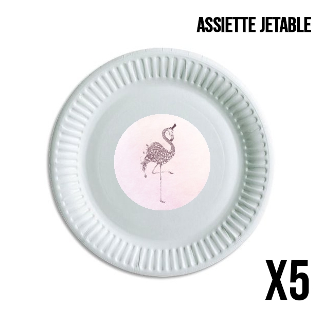 Assiette Flamingo